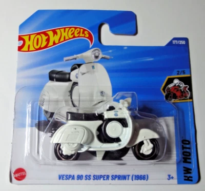 Hot Wheels - Piaggio Vespa 90 SS Super Sprint 1966 - HW Moto 2025 - JBB07 - Immagine 1 di 3