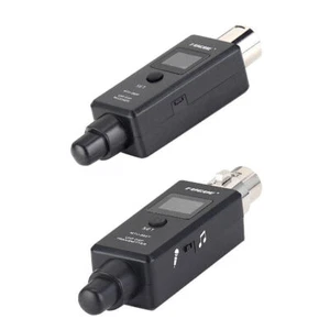 Microphone Wireless Transmitter Receiver Rechargeable Adapter for Speaker - Picture 1 of 12