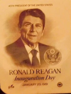 First Day Cover, President Ronald W. Reagan, Inauguration day January 20, 1981 - Picture 1 of 4