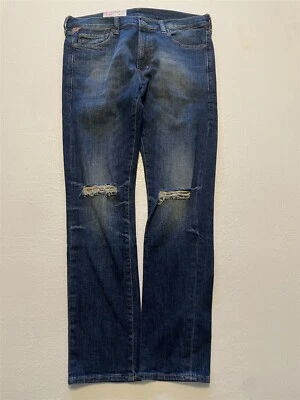 Новый с Ярлыками Ralph Lauren 32 x 30 джинсовой ткани и поставки D & S Graham узкие темные вареные джинсы - Изображение 1 из 4