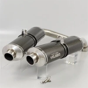 Yajima Ducati 916 996 998 748 Carbon Slip-On Exhaust φ50mm Used - Picture 1 of 10