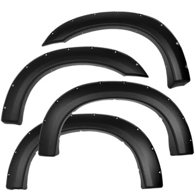 Fit For 99-07 Ford F250 F350 SuperDuty Pocket Rivet Style Wheel Fender Flares - Image 1 of 4