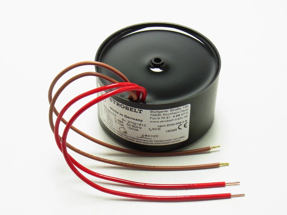 Ringkerntransformator Ringkerntrafo Lichttrafo 12V (11,5V) 100VA Strobelt - Bild 1 von 1