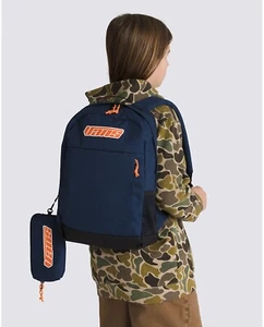 Brand New Boys Vans Old Skool Backpack Dress Blue - Picture 1 of 3