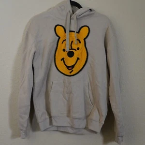 Winnie The Pooh Disney 100 Hoodie Crochet Knit M Fleece - Picture 1 of 8