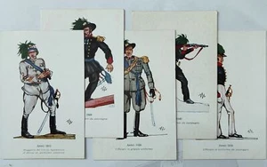 BERSAGLIERI-LOTTO 5 CARTOLINE-C29-189 - Bild 1 von 1