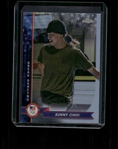 2024 Topps Chrome USA Olympics #64 Sunny Choi Refractor - Picture 1 of 2