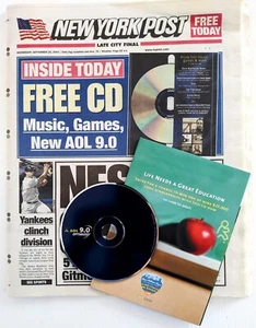 Raro disco coleccionable en línea de New York Post America, ¡edición especial AOL DMB de colección! - Imagen 1 de 15