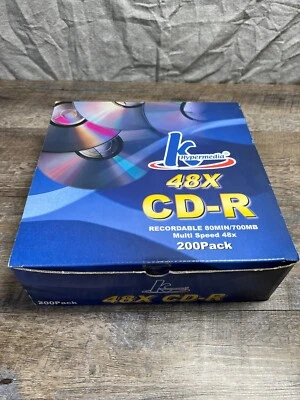 KHypermedia CD-R 48x 200 Count Box Blank Media - Image 1 of 4