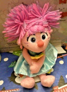Sesame Street Abby Cadabby Plush Doll Fairy Wings Blue Dress 10" - Picture 1 of 1