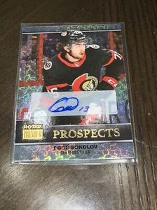 2021-22 Egor Sokolov Premium Prospects Sapphire Auto Skybox Metal Universe PP-43 - Picture 1 of 6