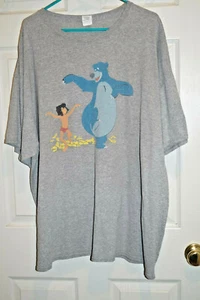 T-SHIRT MAGLIETTA VINTAGE DISNEY JUNGLE BOOK GRIGIA 3XL TG - Foto 1 di 5