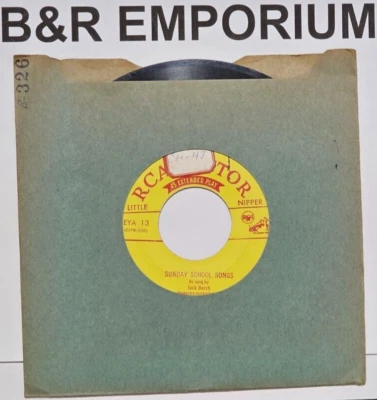 Sunday School Songs: Jack Berch/Favorite Hymns for Children: Dennis Day  - 7" EP Foto 1 de 4