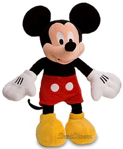 Juguete de peluche clásico de Mickey Mouse de 17" muñeca de peluche tienda Disney Minnie Guy - Imagen 1 de 2