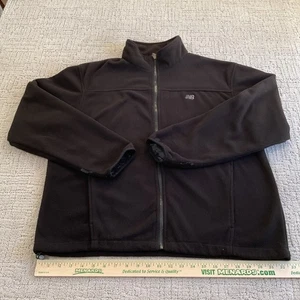 New Balance Men’s Fleece Zip Up Jacket Men’s Size Large Black - Bild 1 von 12