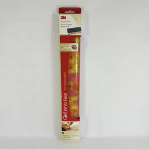 3M Floral Mod Diseño Retro Gel Confort Teclado Reposamuñecas 18" NUEVO - Imagen 1 de 8