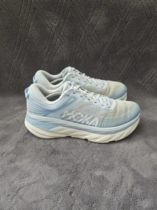 Hoka One One Bondi 7 Running Shoes Womens Sz 9 Athletic Sneakers Trainers Blue  - Picture 1 of 10