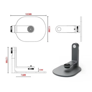 Projector Stand Desktop Mount Adjustable 360° Rotation Holder Stand For Bedside - Afbeelding 1 van 14