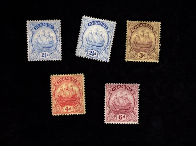 Bermuda sc#87,87a,89-91 (1924-32) MH - Image 1 of 1
