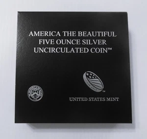 2019-P ATB San Antonio Missions, 5 oz Silver Coin (19AM), Collector Edition, OMP - Picture 1 of 5
