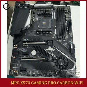 FÜR MSI MPG X570 GAMING PRO CARBON WIFI DDR4*4 128GB HDMI Mainboard Test OK - Bild 1 von 6