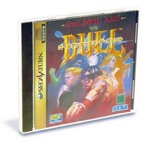 GOLDEN AXE THE DUEL Sega Saturn Japan Import SS Fighting NTSC-J somewhat used