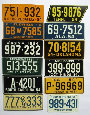 Lote de 12 mini placas de cereal Wheaties 1954 Foto 1 de 4