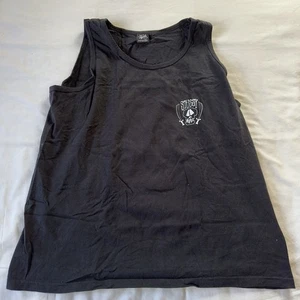 Vintage Y2K Stussy Black Tank Top Size L Skate Surf Streetwear - Picture 1 of 4