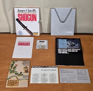 James Clavell's Shogun Commodore Amiga Big Box Game CIB 3.5" Floppy Infocom 1989 - Imagen 1 de 24