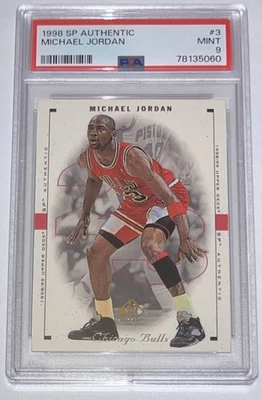 1998-99 SP Authentic - Michael Jordan #3 PSA 9 - Image 1 of 2