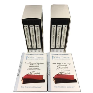 Teaching Company 6 VHS Tapes 2 Course Guidebooks A History of Impressionism VTG - Picture 1 of 6