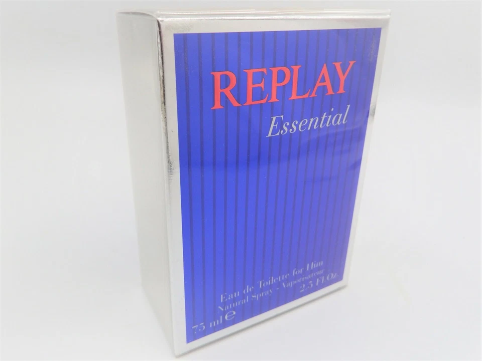 REPLAY Essential for Him Eau de Toilette 75ml neu OVP (300,00€/L) - Bild 1 von 1