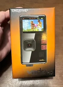 Creative Labs VF0580 Vado HD 720p 8GB Black Pocket Video Camera -New In Open Box - Picture 1 of 6
