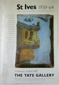 Tate Gallery Ausstellungsplakat 1985 St. Ives 1939-64 Alfred Wallis Gemälde - Bild 1 von 12