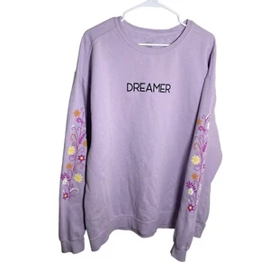 The Lost Bros Dreamer Rapunzel Sweatshirt Adult XL Purple Long Sleeve Top - Picture 1 of 8