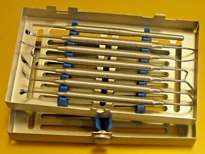 Dental Sinus Lift Wurzelaufzüge Chirurgisches Implantat Oralchirurgie Kassette 7er Set - Bild 1 von 3