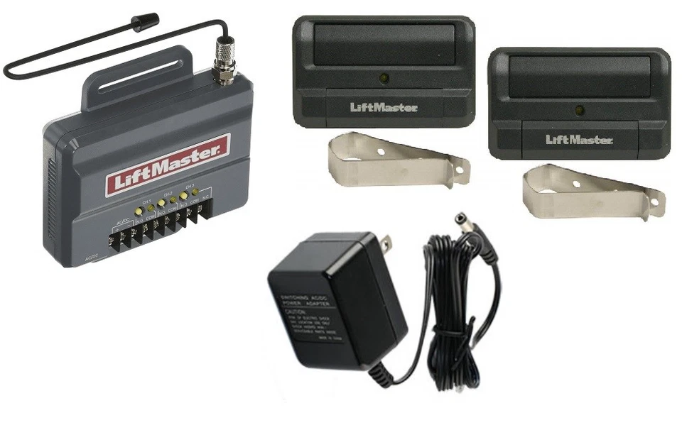 NEW 850LM, 85LM PWR, 2 LiftMaster Remotes Security+2.0 Universal Receiver kit - Image 1 of 1