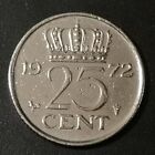 Monnaie Pays Bas - 1972 - 25 cents Juliana