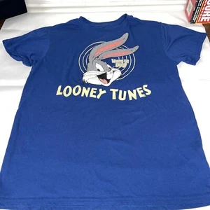 LOONEY TUNES EMBROIDERED BUGS BUNNY MENS TEE SHIRT SZ L WHATS UP DOC WARNER BROS - Picture 1 of 13