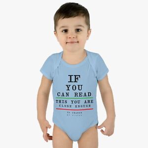 If You Can Read This Infant Baby Rib Bodysuit