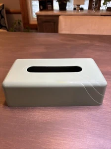 Vintage Rubbermaid MCM türkis Taschentuch Box Abdeckung #0587 - Bild 1 von 12