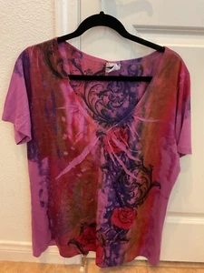 Ransome Collection Multicolor Blouse sz 1X New with Tag - Picture 1 of 4