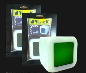Orologio Altek Cubo Clock Da Tavolo Portatile e Moderno Con Giochi Di Luce  - Imagen 1 de 8
