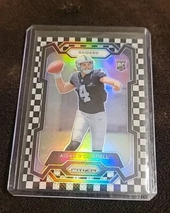 2023 Panini Prizm Aidan O'Connell Black & White Checkerboard Prizm (RC) - Picture 1 of 2