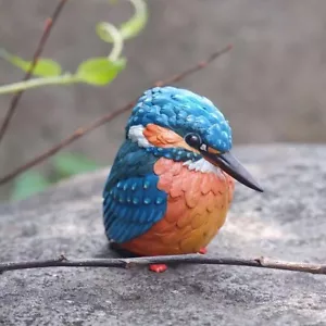 【Auf Lager】Tier himmlischer Körper gewöhnlicher Kingfisher Alcedo bei dieser Vogelstatue - Bild 1 von 4