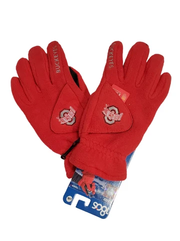 180s Unisex Tectouch Ohio State Buckeyes Fleece Winter Gloves, Garnet Red, L/XL Cover