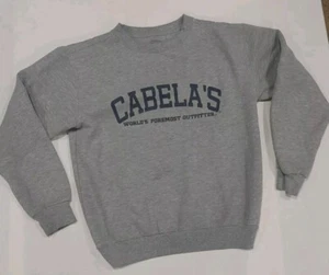 Cabela's Gray Crewneck Sweatshirt Adult Size Medium - Picture 1 of 6