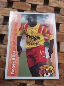 PANINI ROGER BOLI RC LENS OFFICIAL FOOTBALL CARDS 1994 #194 - Picture 1 of 3