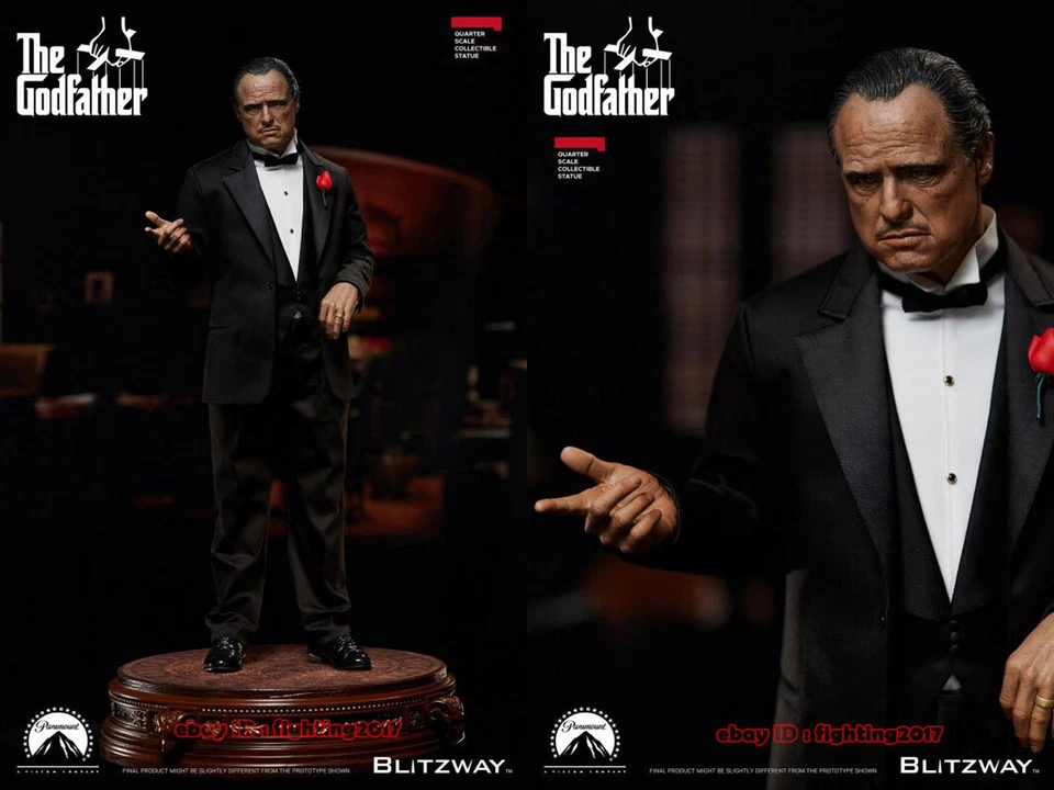 Estatua de Vito Corleone 1972 Blitzway 1/4 El Padrino versión de película Figura INSTOCK Foto 1 de 4