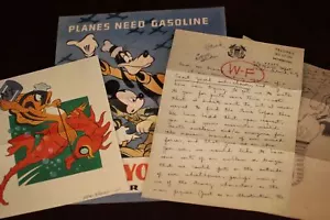 Walt Disney Studio WWII War Insignia Hank Porter Coast Guard 1942 2003 Archives - Picture 1 of 7